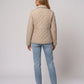 Quilted Jacket with Shirt Collar