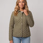 Quilted Jacket with Shirt Collar