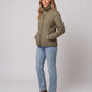 Quilted Jacket with Shirt Collar