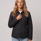 Quilted Jacket with Shirt Collar