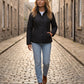 Quilted Jacket with Shirt Collar