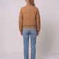 Quilted Jacket with Funnel Collar and Poppers