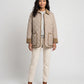 Quilted Jacket with Corduroy Collar