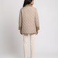Quilted Jacket with Corduroy Collar