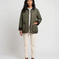 Quilted Jacket with Corduroy Collar