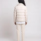 Short Quilted Jacket with Tailored Collar