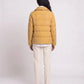 Short Quilted Jacket with Tailored Collar