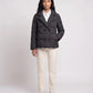 Short Quilted Jacket with Tailored Collar