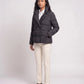 Short Quilted Jacket with Tailored Collar