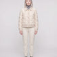 Short Quilted Jacket with Knit Collar