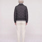 Short Quilted Jacket with Knit Collar