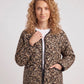 Leopard Print Quilted Jacket