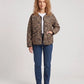 Leopard Print Quilted Jacket