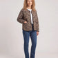 Leopard Print Quilted Jacket