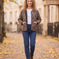Leopard Print Quilted Jacket