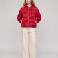 Quilted Jacquard Jacket with Frog Fastenings