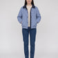 Reversible Quilted Jacket in Gingham