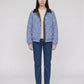 Reversible Quilted Jacket in Gingham