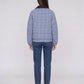 Reversible Quilted Jacket in Gingham