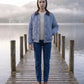Reversible Quilted Jacket in Gingham
