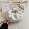 Top Handle Bag Faux Leather with Knotted Handle