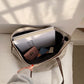 Tote Bag Textured Canvas with Faux Leather Trim and Zip