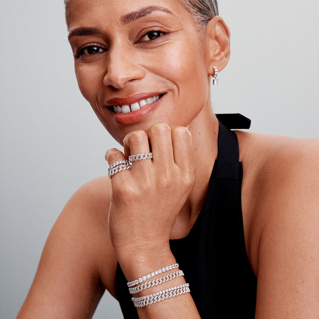 Pandora Timeless Sparkling Tennis Bracelet - Silver