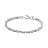 Pandora Timeless Sparkling Tennis Bracelet - Silver