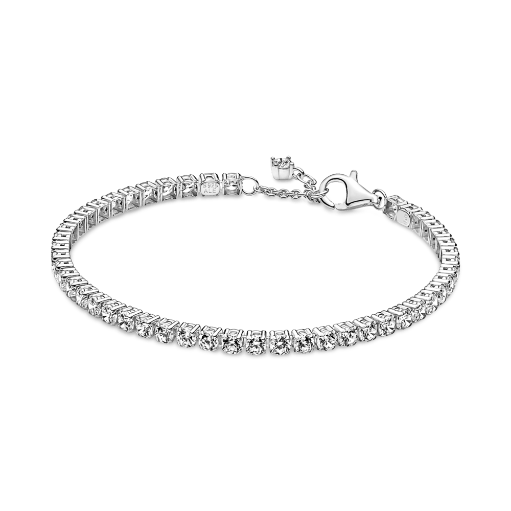 Pandora Timeless Sparkling Tennis Bracelet - Silver