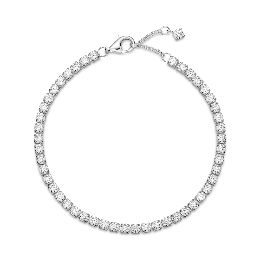 Pandora Timeless Sparkling Tennis Bracelet - Silver